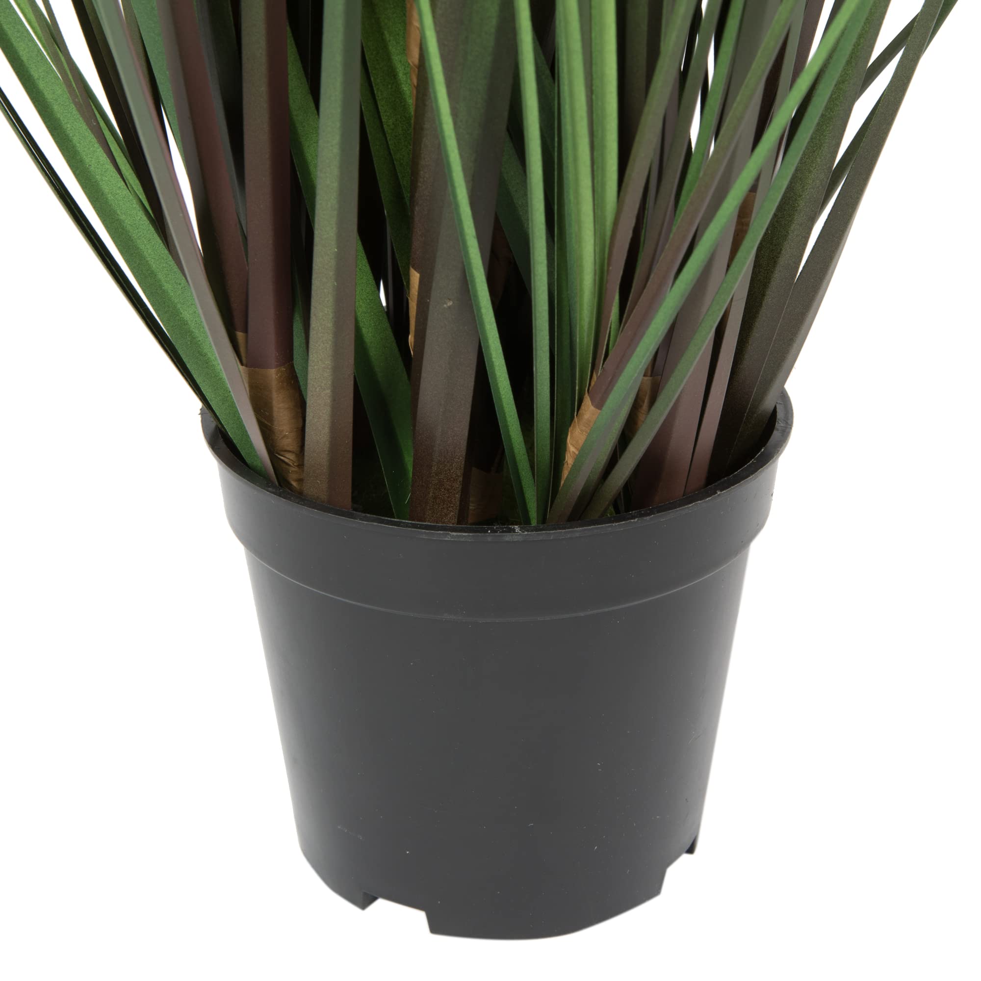 Foto 4 pulgar | Hierba Verde Recta Artificial En Maceta De 24 Cm Con Maceta Negra - Venta Internacional.
