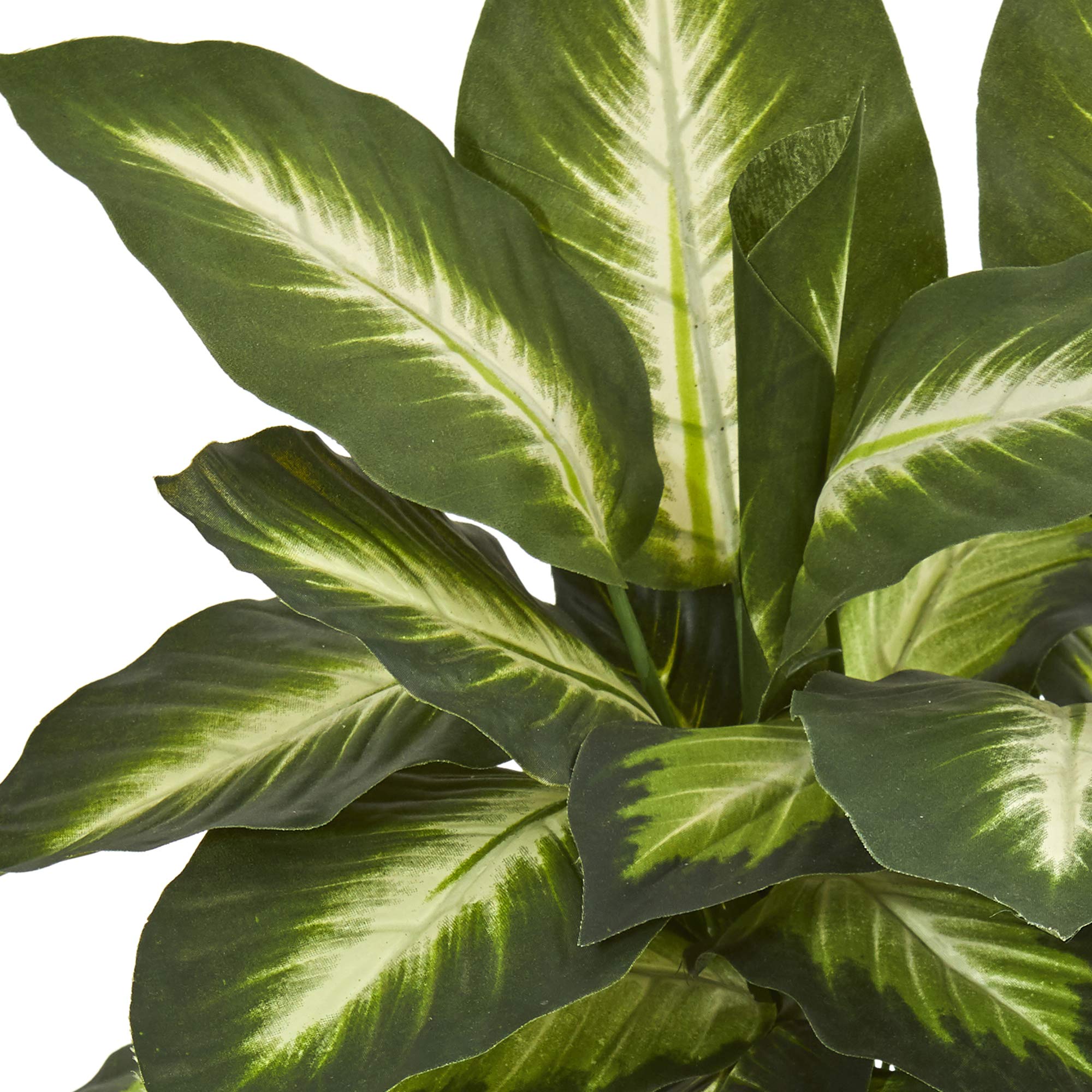 Foto 3 pulgar | Planta Artificial De Dieffenbachia Casi Natural Con Maceta De Cerámica - Venta Internacional.
