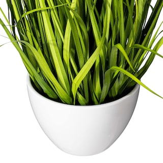 Foto 6 | Cosmos Amarillos Artificiales Y Hierba Verde En Maceta, 31 Cm, Vickerman - Venta Internacional.