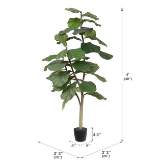 Foto 6 | Violín Artificial En Maceta Vickerman De 4 Pies Con 39 Hojas - Venta Internacional.