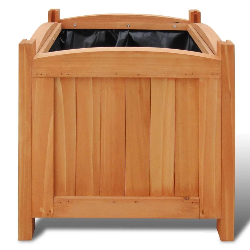 Foto 6 pulgar | Juego De 2 Camas Elevadas De Madera Vidaxl De 30 X 30 X 30 Cm Con Forros De Polietileno - Venta Internacional.
