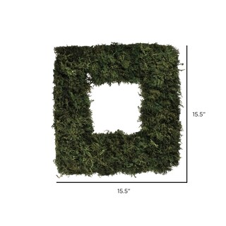 Foto 6 | Corona Cuadrada De Musgo De Reno Artificial Vickerman, 15,5 Cm - Venta Internacional.