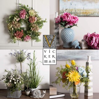Foto 7 | Corona Cuadrada De Musgo De Reno Artificial Vickerman, 15,5 Cm - Venta Internacional.