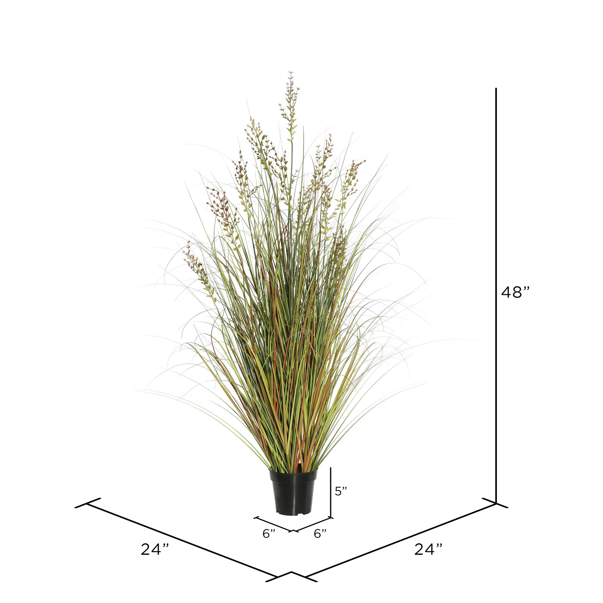 Foto 3 | Planta De Césped Artificial Vickerman Everyday 48 Con Maceta Negra - Venta Internacional.