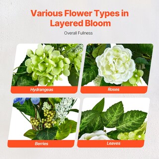 Foto 4 | Corona de Primavera Artificial 60 cm - Venta Internacional