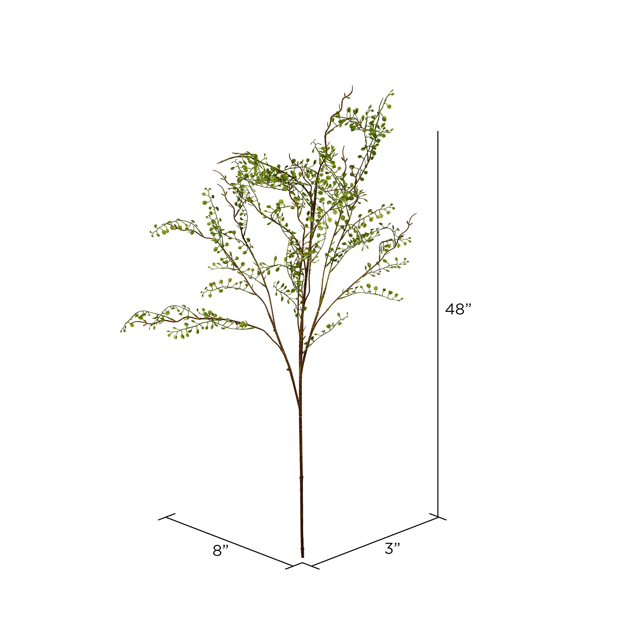 Foto 4 pulgar | Spray De Hojas Verdes Artificiales Vickerman Everyday, 48 Cm, Paquete De 2 - Venta Internacional.