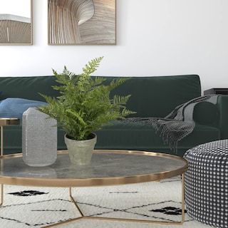 Foto 4 | Helecho Artificial En Maceta Vickerman 19 Con Papel Gris Envejecido P - Venta Internacional.