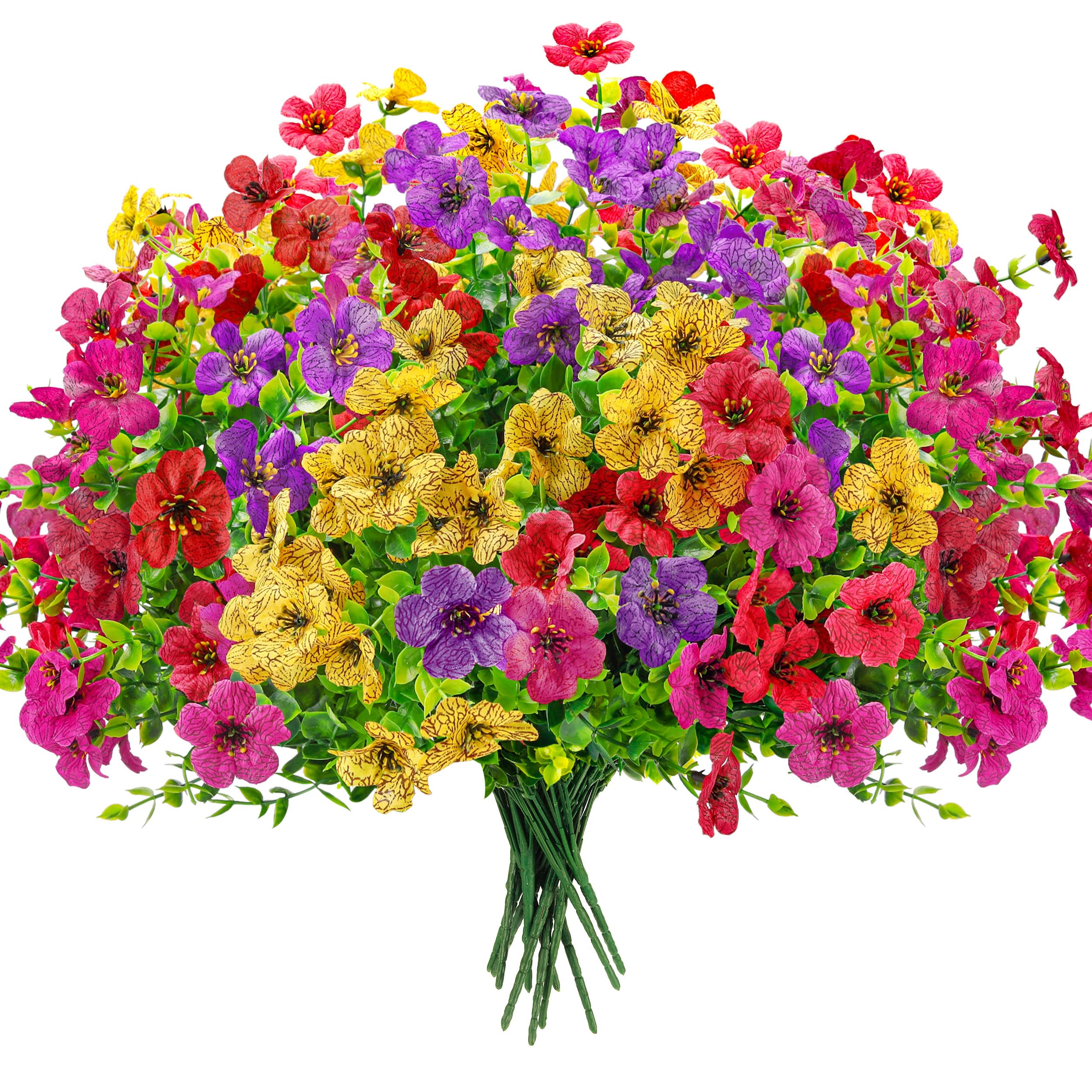 Foto 2 pulgar | Flores Artificiales Der Rose 12 Piezas- Venta Internacional