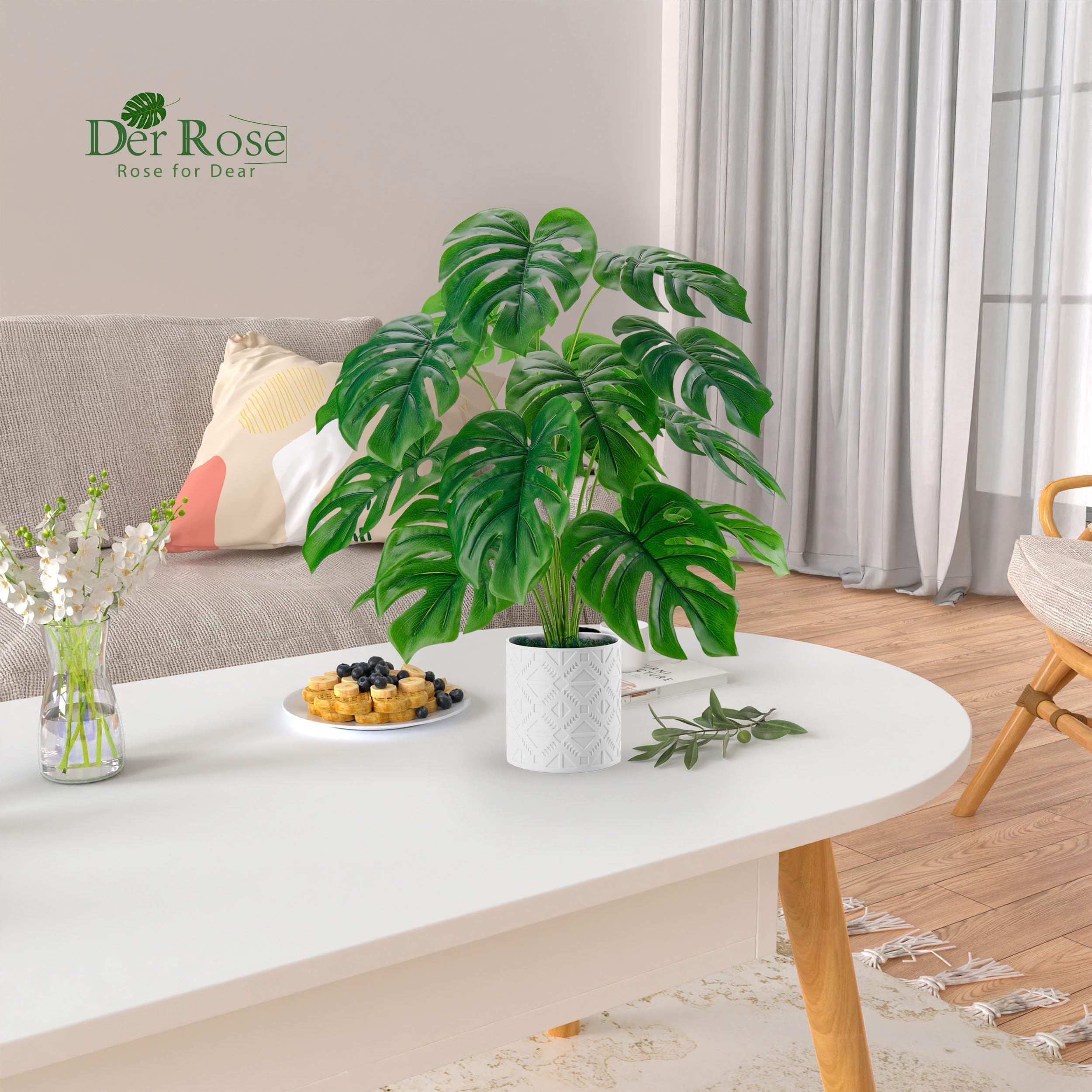Foto 6 pulgar | Monstera Artificial Der Rose 71 cm - Venta Internacional