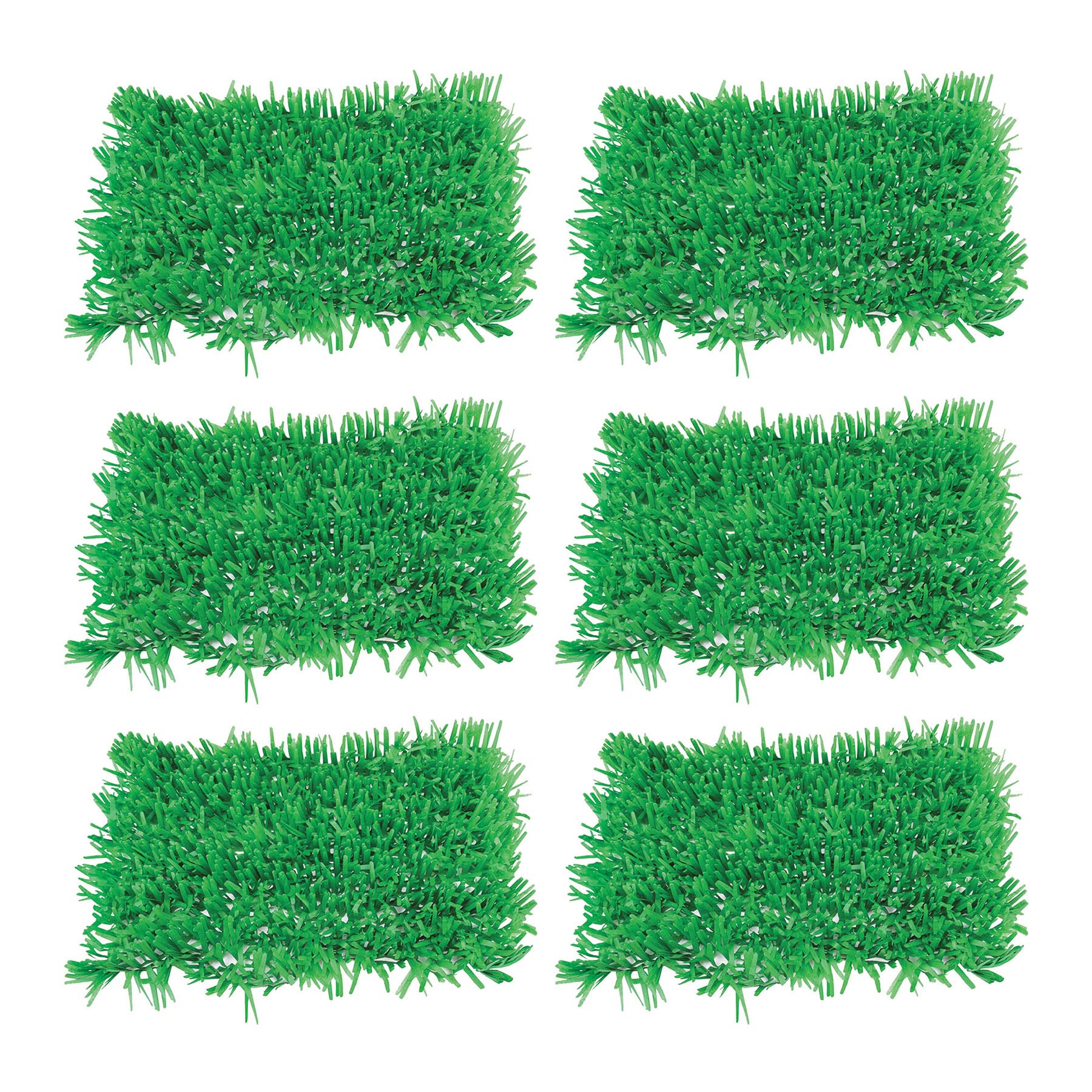 Foto 1 | Tapetes De Seda Para Césped Beistle, 6 Unidades, 38 X 76 Cm, Color Verde - Venta Internacional.