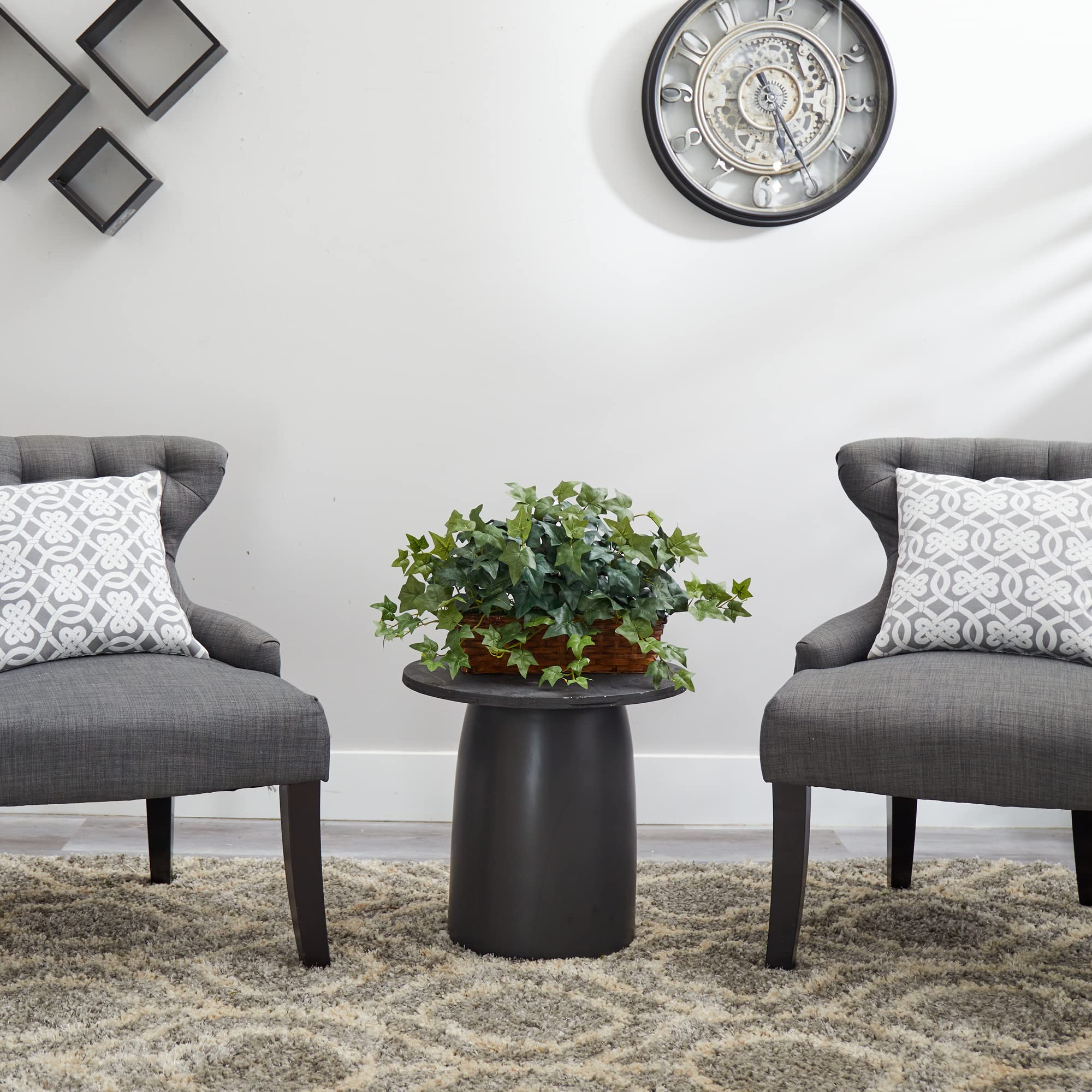 Foto 6 pulgar | Planta De Seda, Hiedra Con Cesta Con Repisa 32cm - Venta Internacional