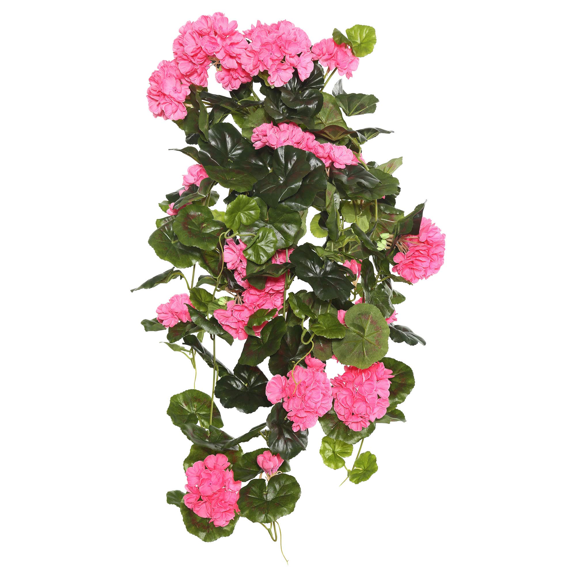Foto 2 pulgar | Arbusto Colgante Artificial Vickerman Geranio Rosa - Venta Internacional
