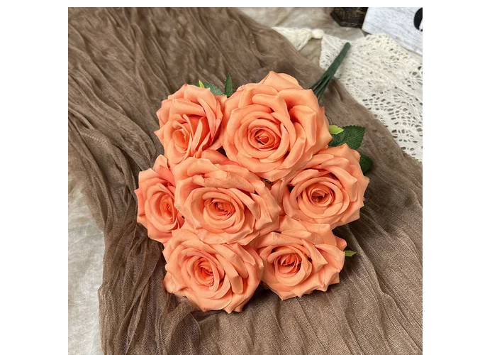 Foto 5 pulgar | Xtellar Rosas Artificiales Deluxe 25pc, Decorativas De Lujo Para Eventos Elegantes Y Creaciones Manuales