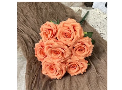 Foto 4 | Xtellar Rosas Artificiales Deluxe 25pc, Decorativas De Lujo Para Eventos Elegantes Y Creaciones Manuales