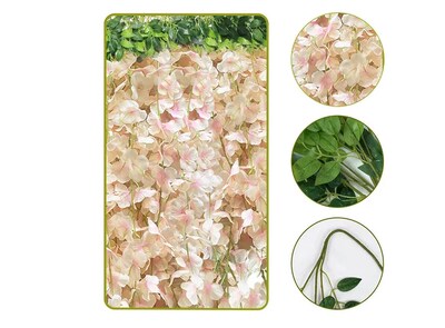 Foto 2 | Xtellar Elegante Set 27pcs De Flores Artificiales Wisteria De 1.1m Para Bodas Y Decoración Aspiracional De Inte