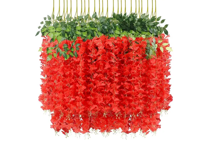 Foto 1 | Xtellar Wisteria Flores Artificiales De Lujo - Pack De 27 Para Decoración Eventos Y Espacios Elegantes De 1.1m