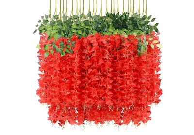 Foto 1 | Xtellar Wisteria Flores Artificiales De Lujo - Pack De 27 Para Decoración Eventos Y Espacios Elegantes De 1.1m