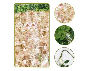 Foto 2 | Xtellar Elegante Set 27pcs De Flores Artificiales Wisteria De 1.1m Para Bodas Y Decoración Aspiracional De Inte