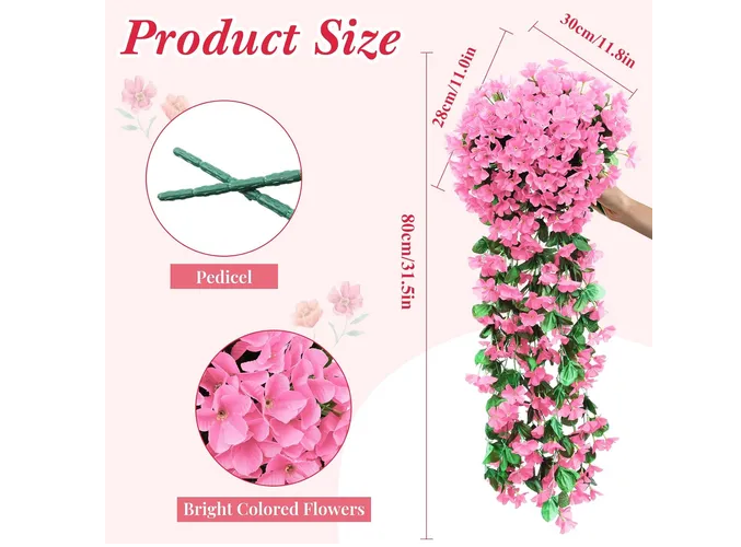 Foto 2 | Xtellar Elegantes Flores Decorativas Artificiales Con Luces Led - Juego De 2 Unidades