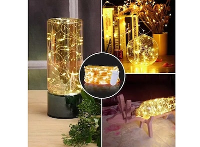 Foto 3 | Xtellar Elegantes Flores Decorativas Artificiales Con Luces Led - Juego De 2 Unidades