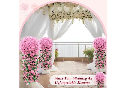 Foto 4 | Xtellar Elegantes Flores Decorativas Artificiales Con Luces Led - Juego De 2 Unidades