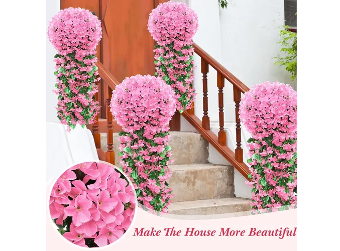Foto 5 | Xtellar Elegantes Flores Decorativas Artificiales Con Luces Led - Juego De 2 Unidades