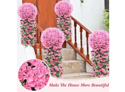 Foto 5 | Xtellar Elegantes Flores Decorativas Artificiales Con Luces Led - Juego De 2 Unidades