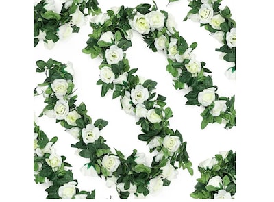 Foto 1 | Guirnalda De Flores Xtellar Peonía Artificiales Blancas 2.5m Para Decoración