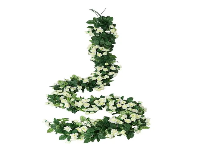 Foto 3 pulgar | Guirnalda De Flores Xtellar Peonía Artificiales Blancas 2.5m Para Decoración