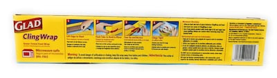Foto 2 | Envoltura De Plástico Glad Holiday Cling Wrap, Verde, 18,5 M² (paquete De 2) - Venta Internacional.