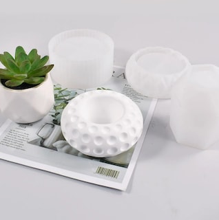 Foto 2 | Set Xtellar De 5 Moldes Aspiracionales De Silicona Para Macetas Tamaño Pequeño - Herramienta Diy Ideal Para Jard