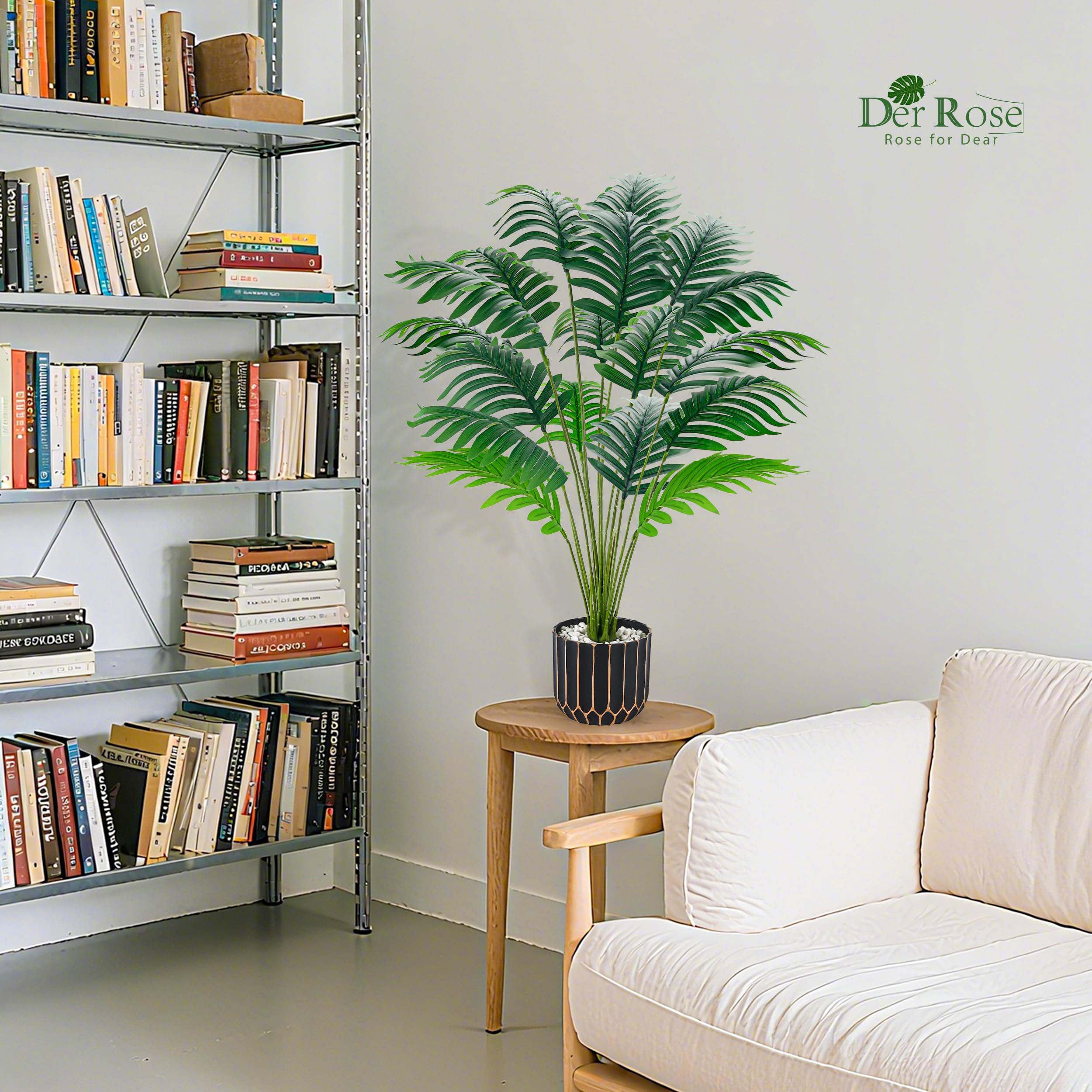 Foto 5 pulgar | Palmera Artificial Der Rose 28 Grande Con Maceta Para Interiores - Venta Internacional.