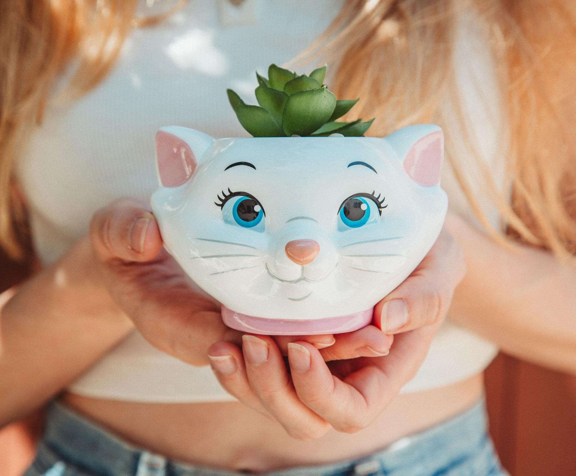 Foto 5 | Maceta Pequeña Plateada Buffalo Disney The Aristocats Marie - Venta Internacional.