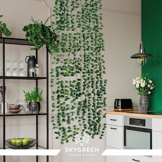 Foto 4 | Plantas Artificiales Decorativas Colgantes Decoracion 12pz