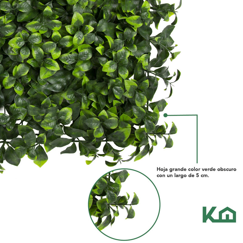 Foto 4 pulgar | Follaje Artificial KingsHouse 300563 color Verde 60x40 cm