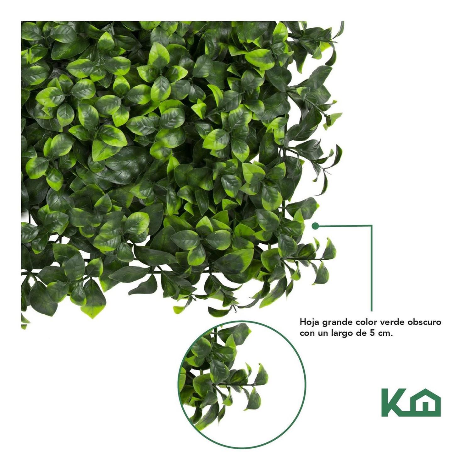 Foto 4 | Follaje Artificial KingsHouse COMBO-KH-46 color Verde 60x40 cm 5 Piezas