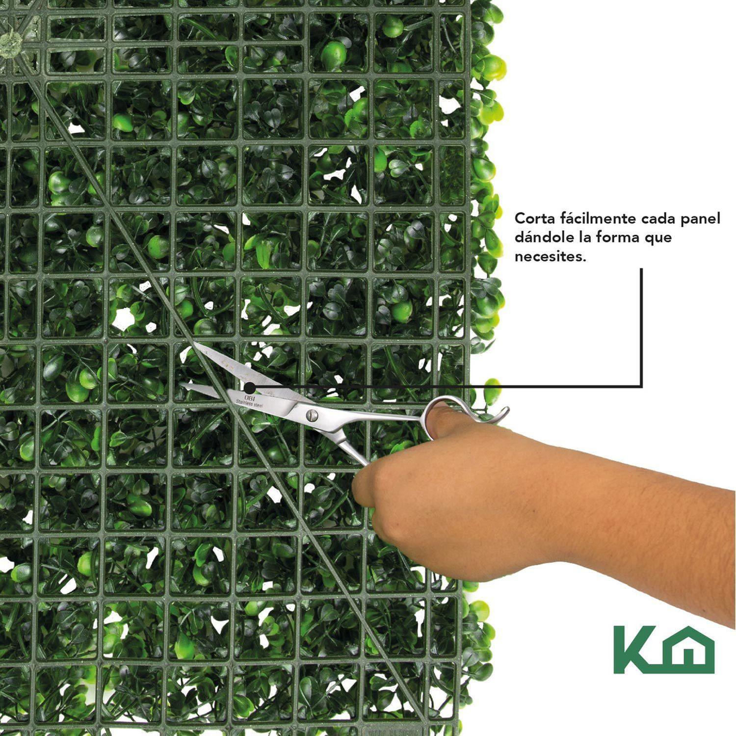Foto 8 pulgar | Follaje Artificial KingsHouse COMBO-KH-46 color Verde 60x40 cm 5 Piezas