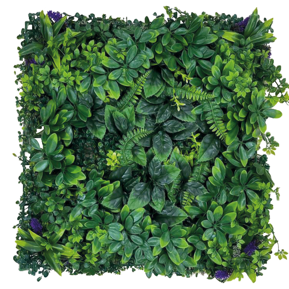 Muro Verde Artificial Panel Decorativo Selva Tropical Elite Deluxe 50 X 50 CM