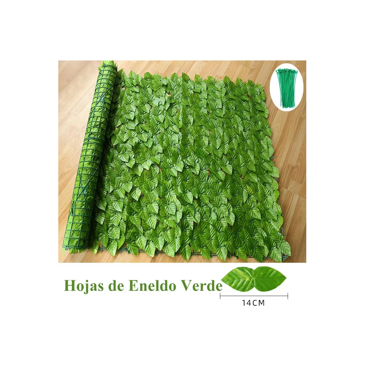 Foto 3 pulgar | Follaje Rollo Eo Safe Imports Esi-9764 Verde Planta Artificial Enredadera 1 X 3M Eneldo