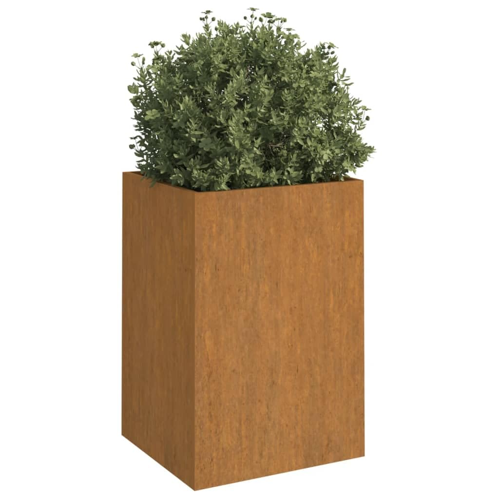 Foto 4 pulgar | Maceta Vidaxl De Acero Corten Resistente A La Intemperie, Color Marrón Oxidado, 40 X 40 X 75 Cm - Venta Internacional.