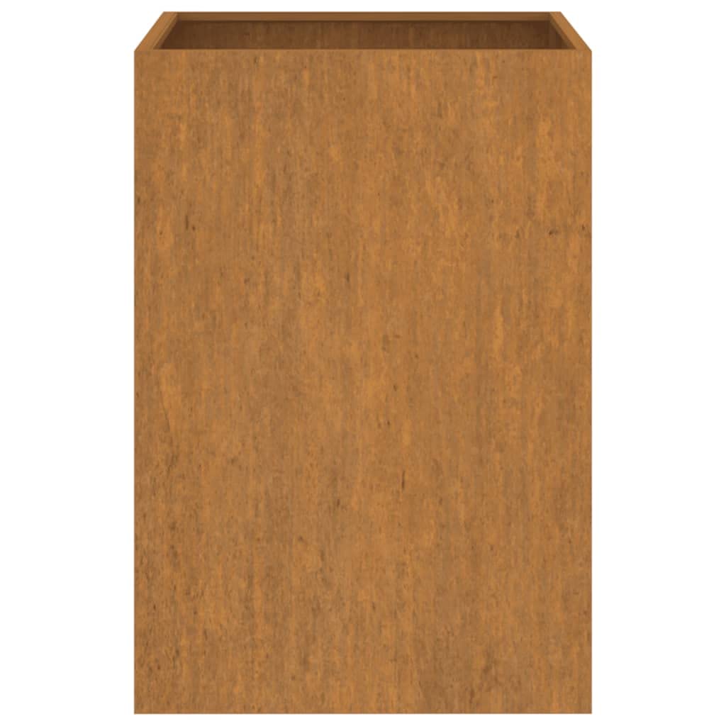 Foto 5 | Maceta Vidaxl De Acero Corten Resistente A La Intemperie, Color Marrón Oxidado, 40 X 40 X 75 Cm - Venta Internacional.