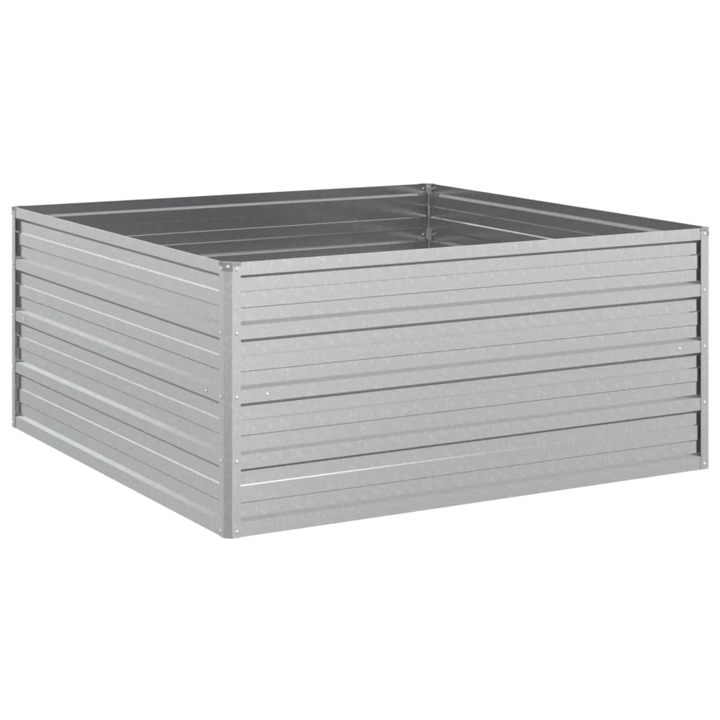 Foto 1 | Cama Elevada De Jardín Vidaxl Rectangular De Acero Galvanizado Plateado - Venta Internacional.