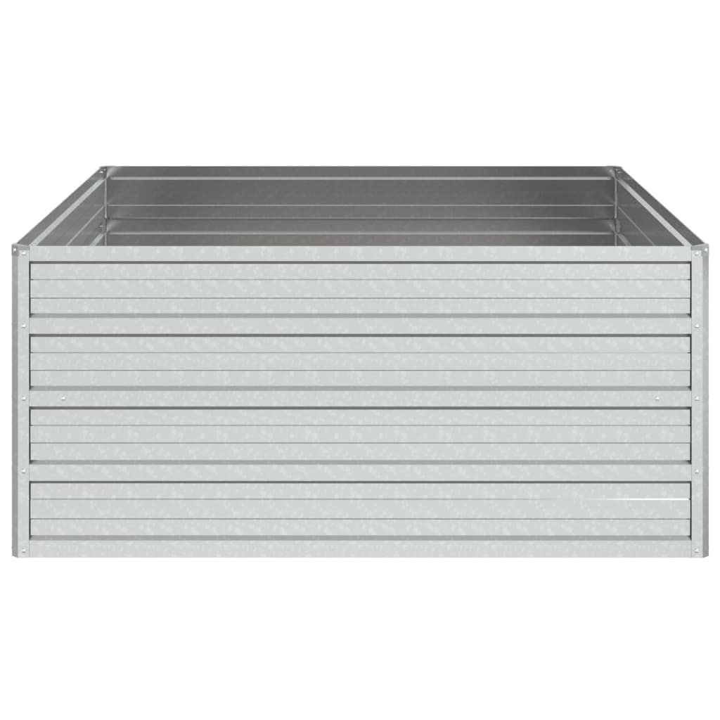 Foto 4 | Cama Elevada De Jardín Vidaxl Rectangular De Acero Galvanizado Plateado - Venta Internacional.
