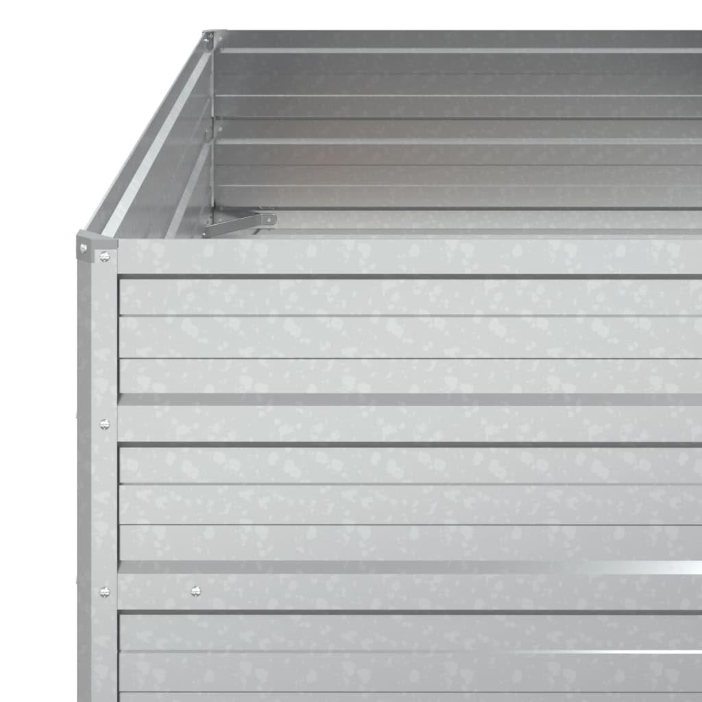 Foto 6 pulgar | Cama Elevada De Jardín Vidaxl Rectangular De Acero Galvanizado Plateado - Venta Internacional.
