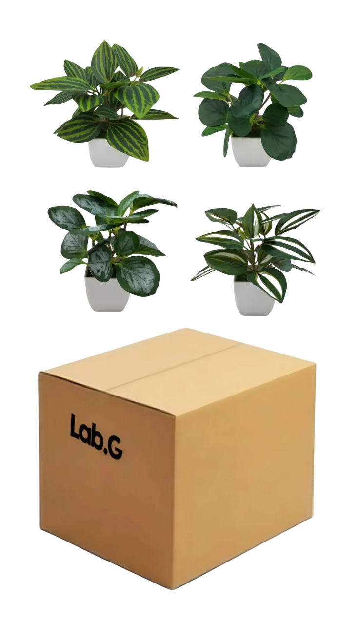 4 Macetas Plantas Artificiales Macetas Decorativas Bonsai