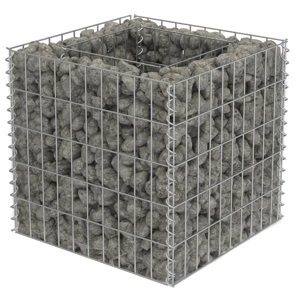 Cama Elevada Gabion Vidaxl De Acero Galvanizado Duradero  50 X 50 X 50 Cm - Venta Internacional.