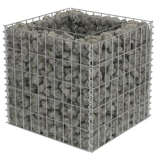 Foto 3 | Cama Elevada Gabion Vidaxl De Acero Galvanizado Duradero 50 X 50 X 50 Cm - Venta Internacional.