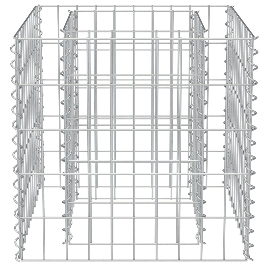 Foto 6 | Cama Elevada Gabion Vidaxl De Acero Galvanizado Duradero  50 X 50 X 50 Cm - Venta Internacional.