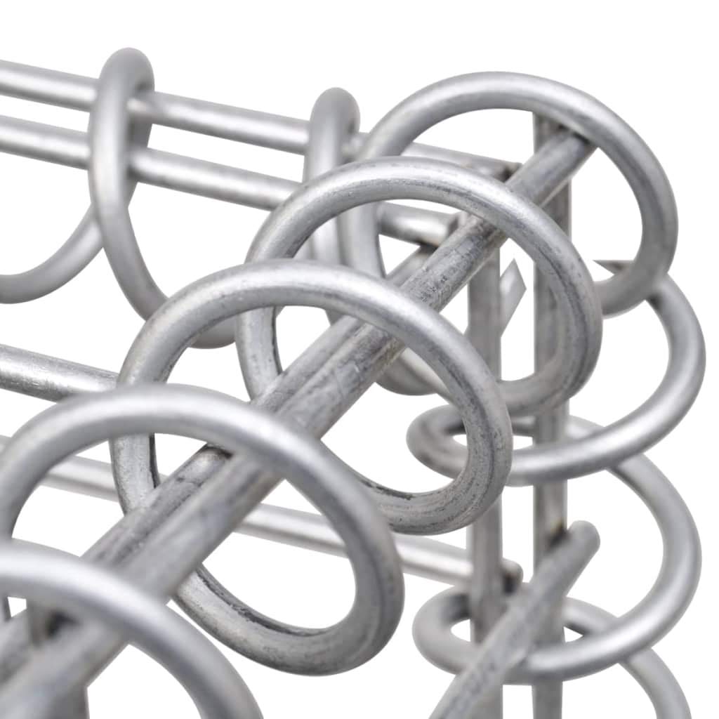Foto 7 | Cama Elevada Gabion Vidaxl De Acero Galvanizado Duradero  50 X 50 X 50 Cm - Venta Internacional.