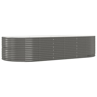 Foto 1 | Cama Elevada De Jardín Vidaxl De Acero Con Recubrimiento En Polvo Gris 291 X 140 X 68 Cm - Venta Internacional.